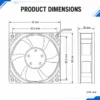 Dual Ball Bearing, NMB, 24V, 0.73A, 5V - view 3