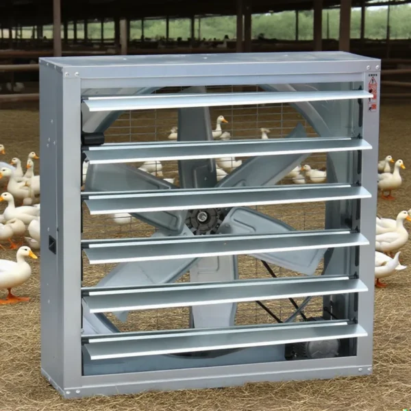 Duct Axial Exhaust Fan, 1000mm, Stainless, Steel - view 2