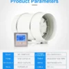 Duct Axial Fan, 100-120V, 220-240V - view 6