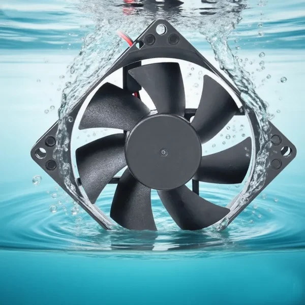 Duct Axial Fan, 80x25mm, 24V, Brushless, 3000 - view 5
