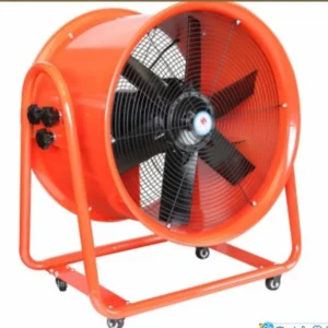 Duct Axial Fan, Aluminum, 600mm, Portable, Copper