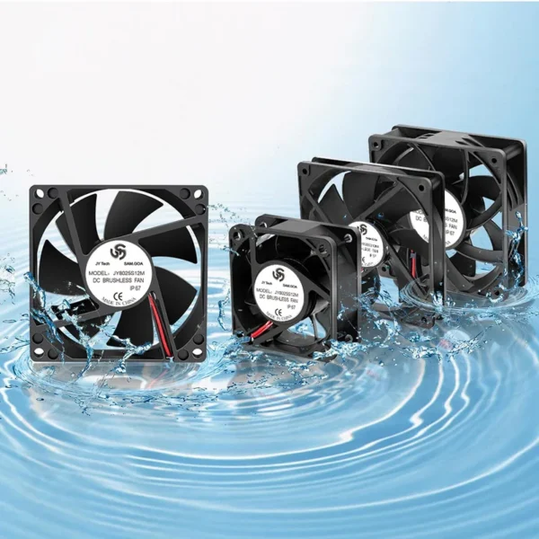 Duct Axial Fan, Brushless, 5V/12V/24V, IP54/IP58/IP68