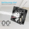 Duct Axial Fan, Brushless, 5V/12V/24V, IP54/IP58/IP68 - view 3
