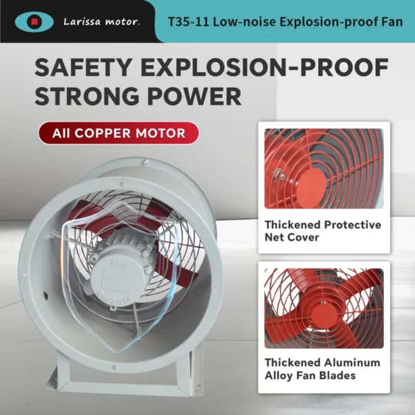 Duct Axial Fan, Explosion-Proof, Aluminum - view 5