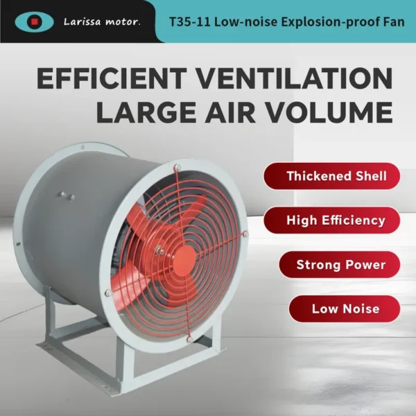 Duct Axial Fan, Explosion-Proof, Aluminum - view 6