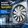 Duct Axial Fan, Explosion-proof, Plastic, ISO9001