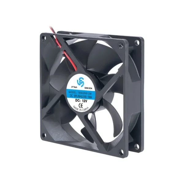 Duct Axial Fan, GX9225, 12V, Brushless, Plastic - view 2