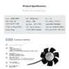 Duct Fan, 50x50x10mm, PBT, Plastic, Brushless - view 2