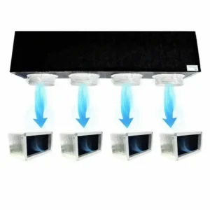 Duct Fan Boosters, 4-zone, Ducted, 900, CFM