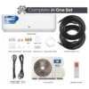 Ductless Inverter Air Conditioner, 9000, Wall - view 3