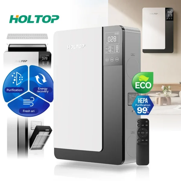 Ductless with Triple Filter, Wall, 150 cmh, Ventilation