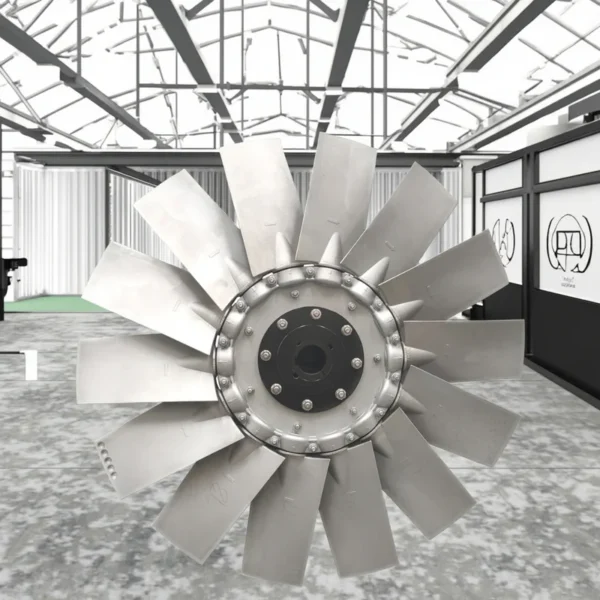 Durable Aluminum Axial Fan, Cast, Stainless Steel, CCC - view 3