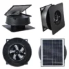 Durable Greenhouse Ventilating Extractor, Solar, Brushless - view 5