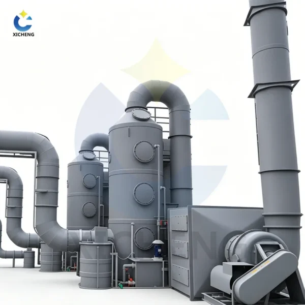 Dust Collector Washing Tower, 3phase, PP - view 2