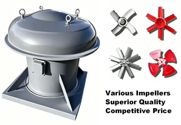 Dwt Roof Axial Fan, FRP, 110 V, Electric - view 2