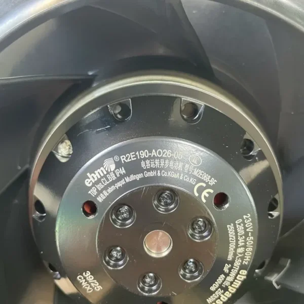 Ebm-papst R2e190-ao26-05 Backward-curved Impeller, IP44 - view 5