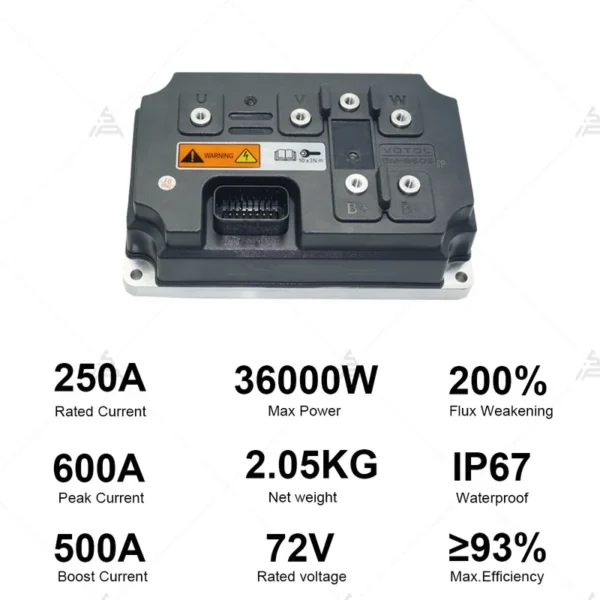 Ec Motors, VOTOL, EM260SP, 72V, 500A - view 5