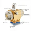 Efficiency Atomizing Flat Fan, A100, Stainless, Steel - view 3