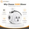 Efficiency Shini Dryer Blower, Plastic, 230 V, Stainless Steel