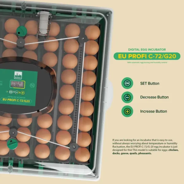 Eggs Capacity and Fan, PROFI, C-72 - view 6