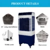 Electric Air Cooler, 12V, Plastic, Solar - view 5