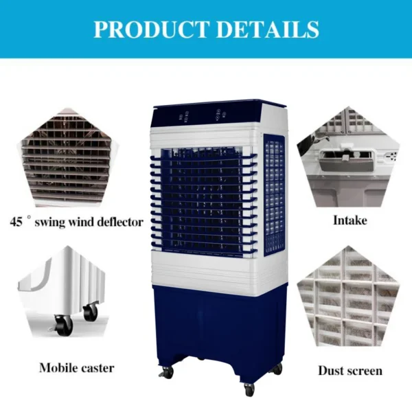 Electric Air Cooler, 12V, Plastic, Solar - view 5