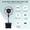 Electric Air Mist Fan, 220-240V, 180 - view 5