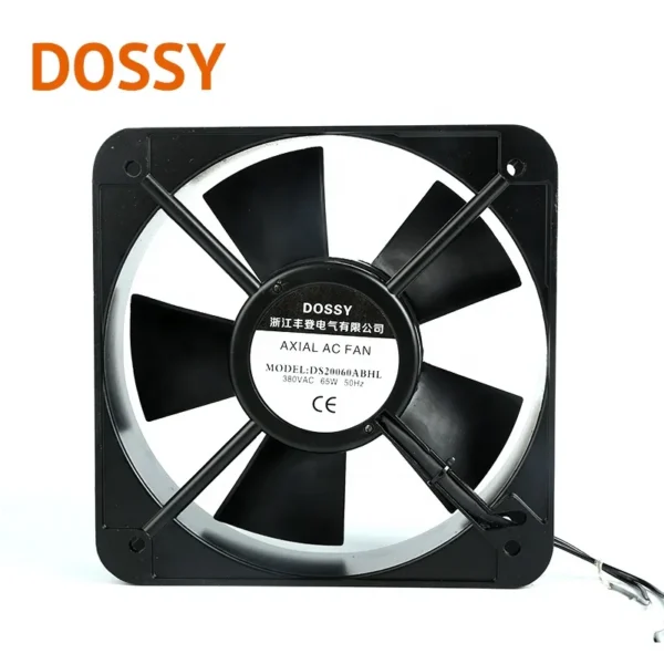 Electric Axial Fan, 200mm, 220V, Plastic, Wall - view 2