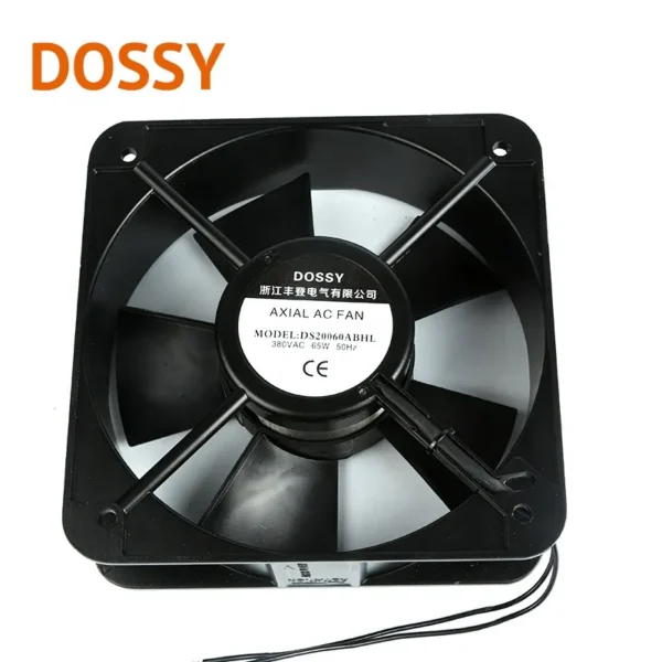Electric Axial Fan, 200mm, 220V, Plastic, Wall - view 3