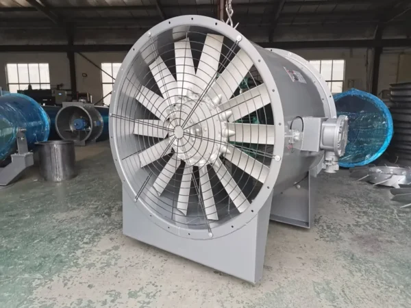 Electric Axial Flow Fan, BORUI, 380V, Plastic - view 3