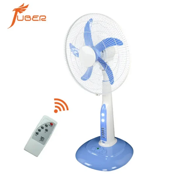 Electric Charging Stand Fan, LED, 220, Battery - view 2