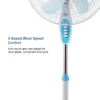 Electric Cross Stand Fan, 16-Inch, Plastic - view 3