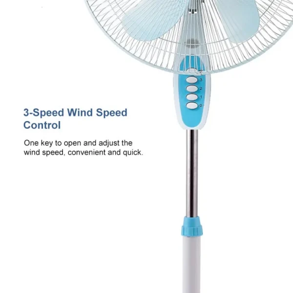 Electric Cross Stand Fan, 16-Inch, Plastic - view 3