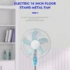 Electric Cross Stand Fan, 16-Inch, Plastic - view 5