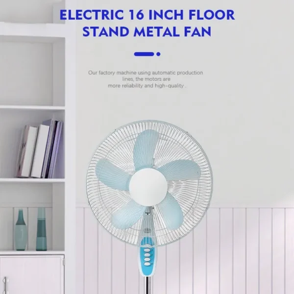 Electric Cross Stand Fan, 16-Inch, Plastic - view 5