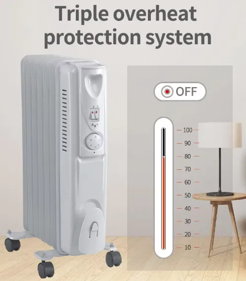 Electric Desktop Radiator, 220V, 2000 W, Metal - view 5