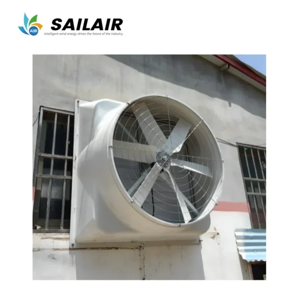 Electric Fiberglass Exhaust Fan, FRP, Axial - view 3