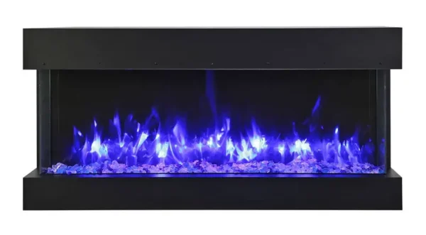 Electric Fireplace, 60-Inch, LED, 1500W, Wall - view 4
