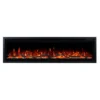 Electric Fireplace, Wall, 900W, Metal