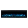 Electric Fireplace, Wall, 900W, Metal - view 4