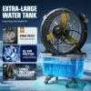 Electric Floor Mist Fan, 290, Plastic