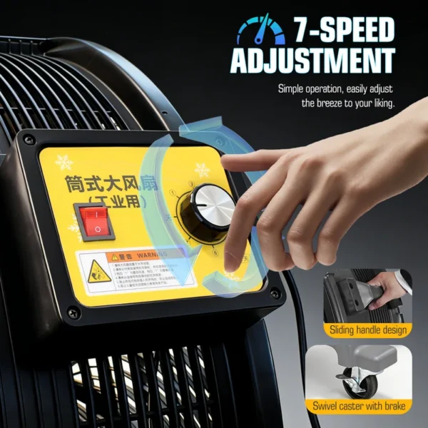 Electric Floor Mist Fan, 290, Plastic - view 3
