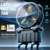 Electric Floor Mist Fan, 290, Plastic - view 4