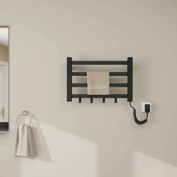 Electric Heated Towel Warmer, Wall, 50W, Aluminum alloy - view 3