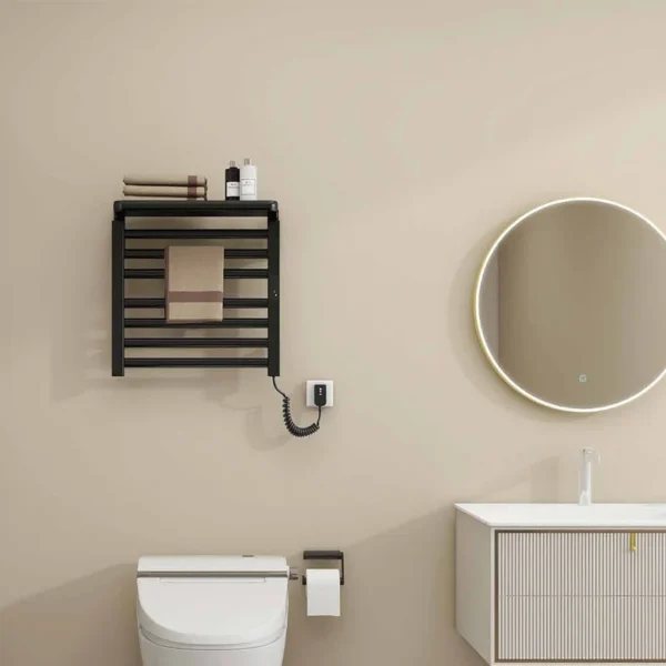 Electric Heated Towel Warmer, Wall, 50W, Aluminum alloy - view 3
