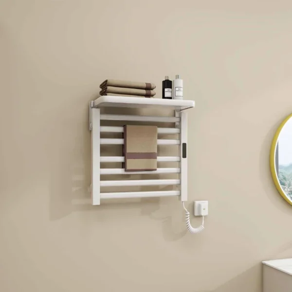 Electric Heated Towel Warmer, Wall, 50W, Aluminum alloy - view 4