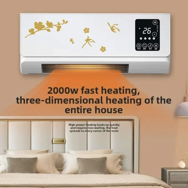 Electric Heater, 1500-2000W, Portable - view 2