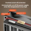 Electric Heater, 1500w, 1500 W, Plastic - view 3
