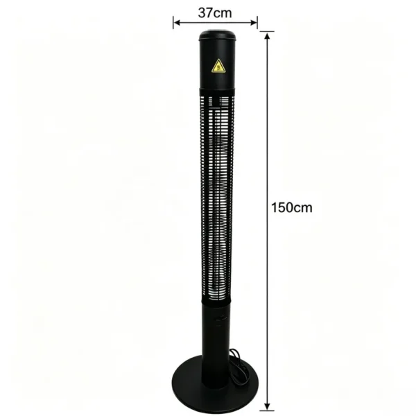 Electric Heater, 1500W, Waterproof - view 2