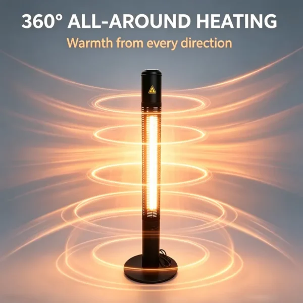 Electric Heater, 1500W, Waterproof - view 5